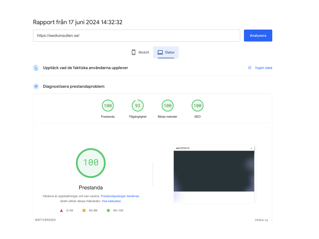 Hur viktigt är webbplatsens hastighet? SEOKonsulten