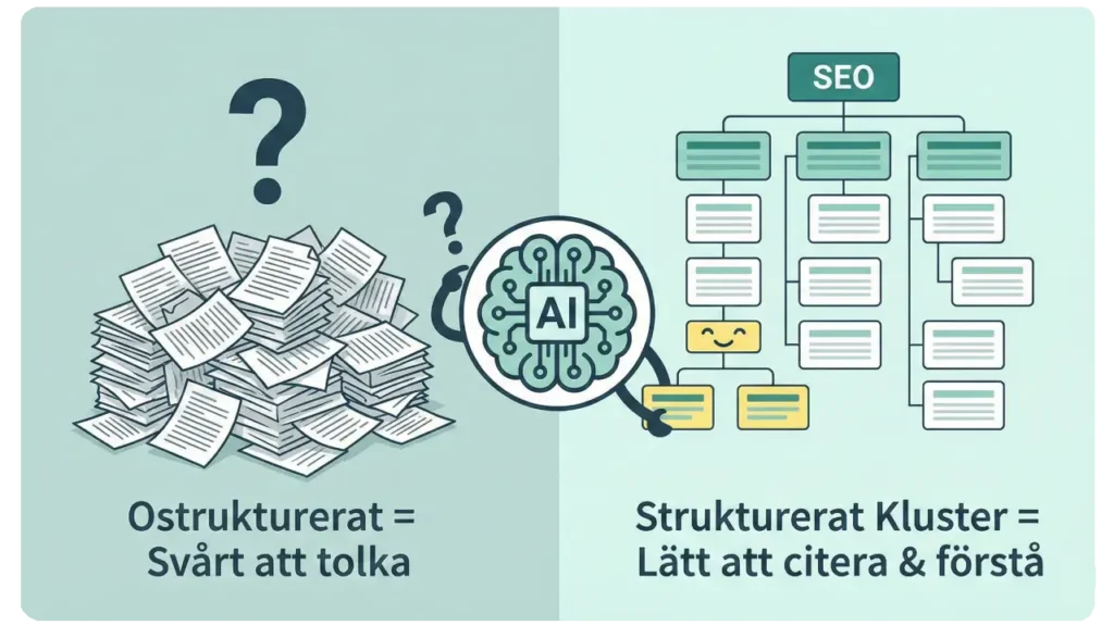 Kluster för AI-synlighet